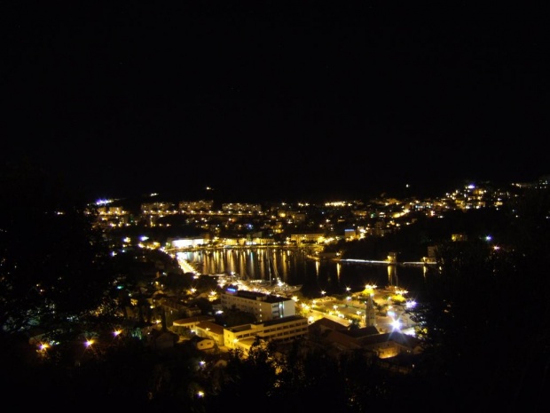 Вид на ночной Дубровник