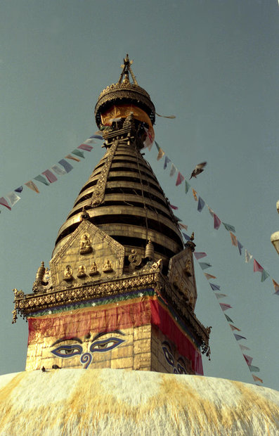 Фрагмент буддийского храма в Катманду