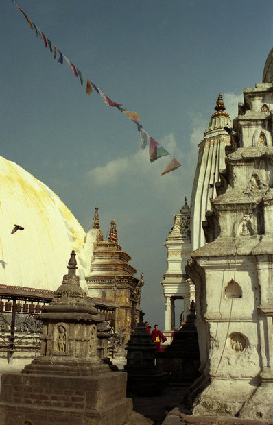 Фрагменты буддийского храма в Катманду