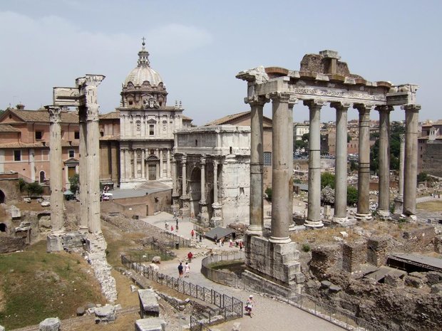 Развалины римского Форума