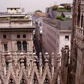 Вид на Милан с крыши Дуомо