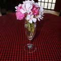 Цветочки на столах