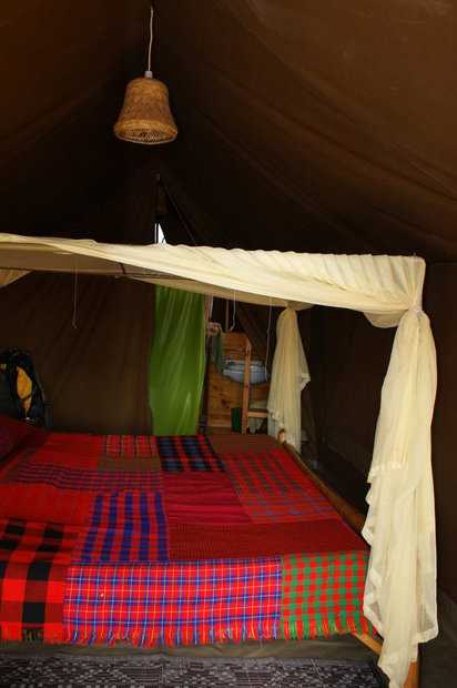 Наш тентед-камп в Kibo Safari Camp