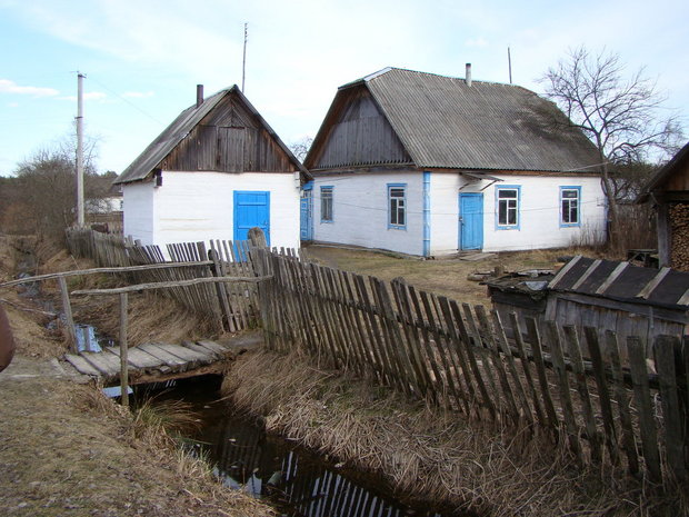 Типичній Полесский дом