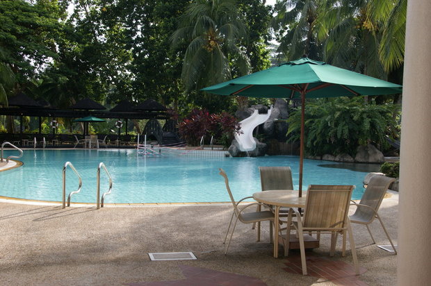 Бассейн в Sabah Hotel