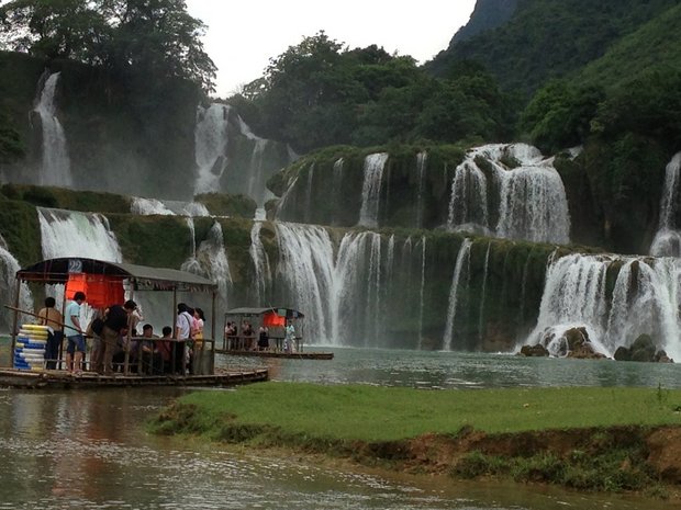 Вьетнам-Китай, Водопад