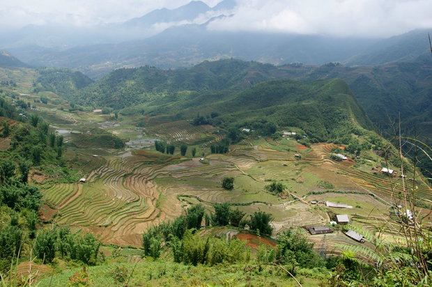 Рисовые террасы деревни Кат Кат