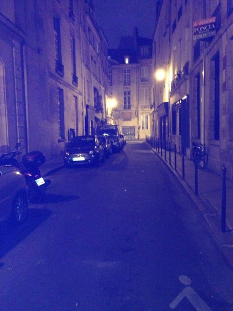 Наша улочка Rue de Braque, которую я так долго искала, потому что там всего 15 домов)