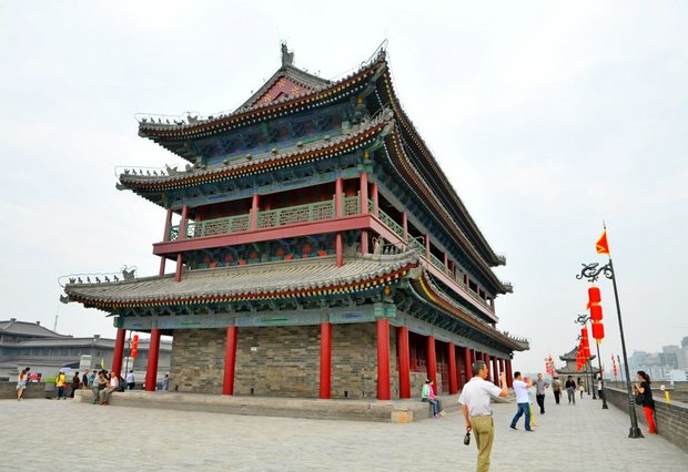 Сиань. Городская стена династии Мин