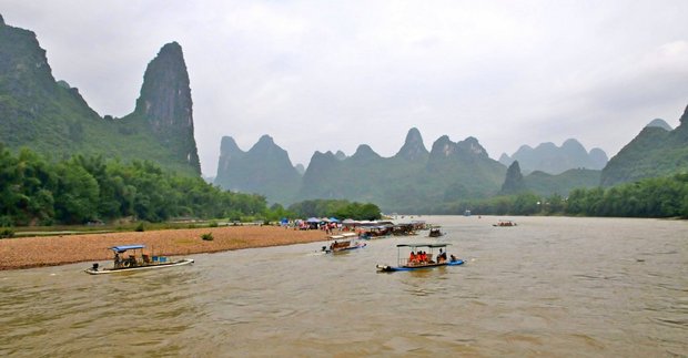  Китай, Круиз Гуйлинь-Яншо по реке Лицзян