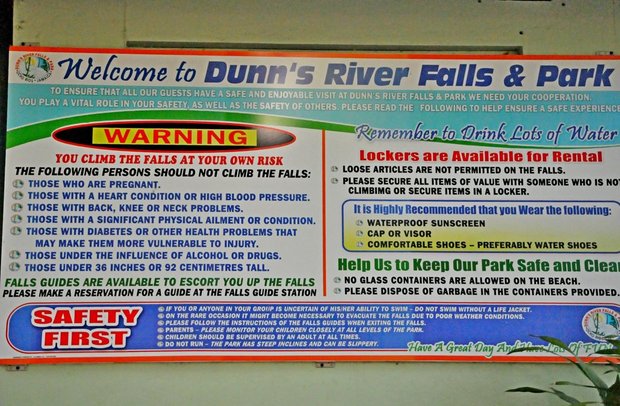 Ямайка. Dunns River Falls