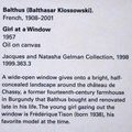 Balthus, the Metropolitan Museum of art, modern and contemporary art, New York, the USA, Метрополитан музей, Нью-Йорк, США