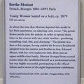 Berthe Morisot, the Metropolitan Museum of art, modern and contemporary art, New York, the USA, Метрополитан музей, Нью-Йорк, СШ