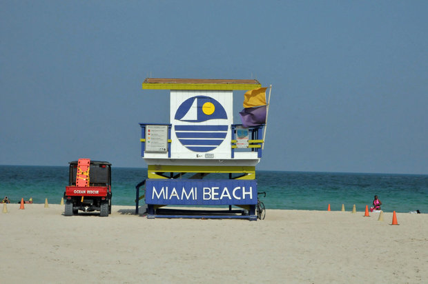 South Beach, Miami Beach, Florida, the USA