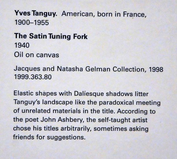 Yves Tanguy, the Metropolitan Museum of art, modern and contemporary art, New York, the USA, Метрополитан музей, Нью-Йорк, США
