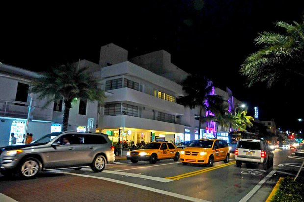 Collins Avenue, Miami Beach, The USA, Майами Бич, США 