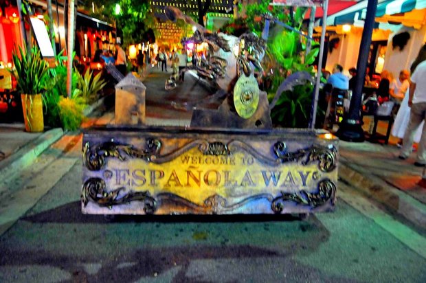 Espanola Way, Miami Beach, Florida, The USA