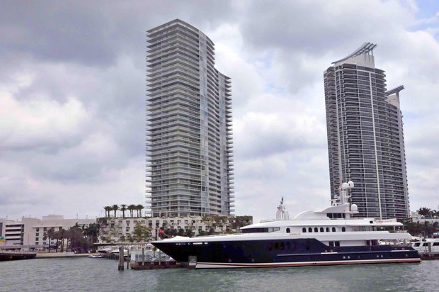Millionaire's row cruise, Miami, Florida, the USA, Круиз к домам миллионеров, Майами, Флорида, США 