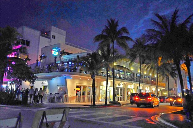 Ocean Drive, Miami Beach, Florida, the USA, Майами Бич, США