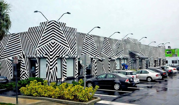 Wynwood Walls art park, Miami, Florida, the USA
