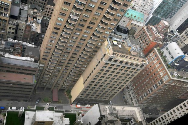 Вид с 40 этажа  Park Lane Hotel, New York, the USA