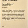 The Getty Center, Современная живопись, Fernand Khnopff , Лос-Анжелес, США