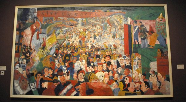 The Getty Center, Современная живопись, James Ensor, Лос-Анжелес, США