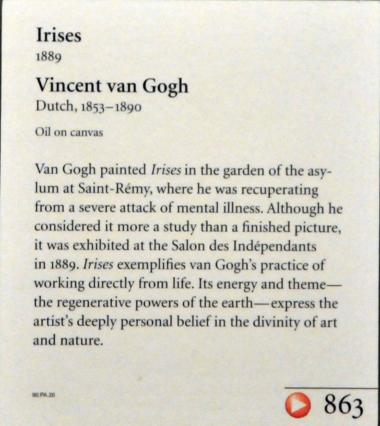 The Getty Center, Современная живопись, Vincent van Gogh , Лос-Анжелес, США