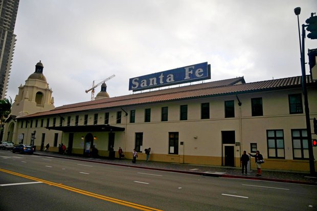 Вокзал Santa-Fe, Сан-Диего, Калифорния, США
