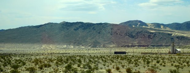 Дорога из Лос-Анжелеса в  Лас-Вегас 
